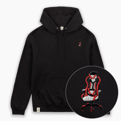 Gaming Chair Embroidered Hoodie (Unisex)-Embroidered Clothing, Embroidered Hoodie, JH001-fundacionaqualogy