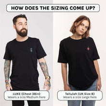 Load image into Gallery viewer, Gaming Chair Embroidered T-Shirt (Unisex)-Embroidered Clothing, Embroidered T-Shirt, N03-Existential Thread