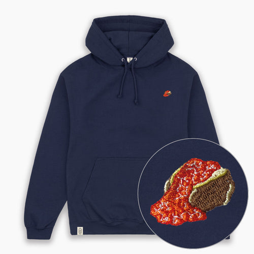 Jacket Potato With Beans Embroidered Hoodie (Unisex)-Embroidered Clothing, Embroidered Hoodie, JH001-fundacionaqualogy
