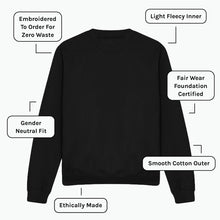 Load image into Gallery viewer, 90&#39;s Girl Power Icon Embroidered Sweatshirt (Unisex)-Embroidered Clothing, Embroidered Sweatshirt, JH030-Existential Thread