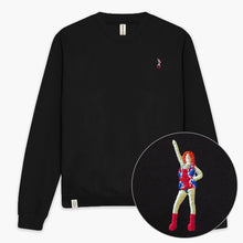 Cargar imagen en el visor de la galería, 90&#39;s Girl Power Icon Embroidered Sweatshirt (Unisex)-Embroidered Clothing, Embroidered Sweatshirt, JH030-Existential Thread