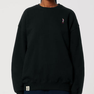 90's Girl Power Icon Sweatshirt (Unisex)-Embroidered Clothing, Embroidered Sweatshirt, JH030-Existential Thread