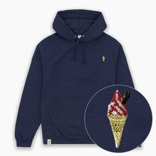 Load image into Gallery viewer, 99 Ice Cream Cone Hoodie (Unisex)-Embroidered Clothing, Embroidered Hoodie, JH001-Existential Thread