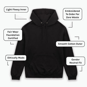 BBQ Hoodie (Unisex)-Embroidered Clothing, Embroidered Hoodie, JH001-Existential Thread