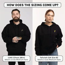 Load image into Gallery viewer, Bike With Flowers Hoodie (Unisex)-Embroidered Clothing, Embroidered Hoodie, JH001-Existential Thread