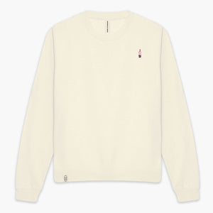 Bubble Tea Embroidered Sweatshirt (Unisex)-Embroidered Clothing, Embroidered Sweatshirt, JH030-Existential Thread