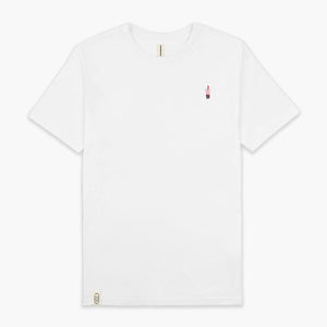 Bubble Tea Embroidered T-Shirt (Unisex)-Embroidered Clothing, Embroidered T-Shirt, N03-Existential Thread