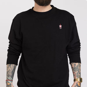 Bubble Tea Sweatshirt (Unisex)-Embroidered Clothing, Embroidered Sweatshirt, JH030-Existential Thread