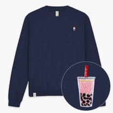 Cargar imagen en el visor de la galería, Bubble Tea Sweatshirt (Unisex)-Embroidered Clothing, Embroidered Sweatshirt, JH030-Existential Thread