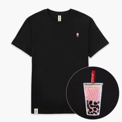 Bubble Tea T-Shirt (Unisex)-Embroidered Clothing, Embroidered T-Shirt, EP01-Existential Thread