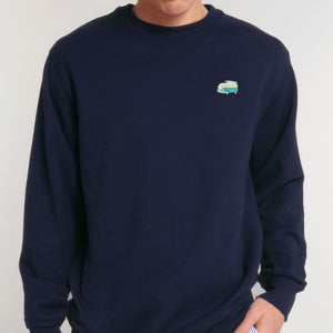 Camper Sweatshirt (Unisex)-Embroidered Clothing, Embroidered Sweatshirt, JH030-Existential Thread