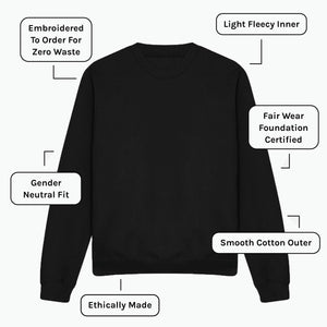 Caravan Sweatshirt (Unisex)-Embroidered Clothing, Embroidered Sweatshirt, JH030-Existential Thread