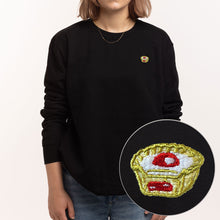Load image into Gallery viewer, Cherry Bakewell Embroidered Sweatshirt (Unisex)-Embroidered Clothing, Embroidered Sweatshirt, JH030-Existential Thread