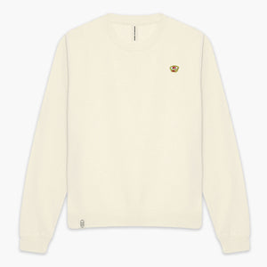 Cherry Bakewell Embroidered Sweatshirt (Unisex)-Embroidered Clothing, Embroidered Sweatshirt, JH030-Existential Thread