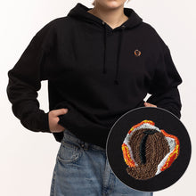 Cargar imagen en el visor de la galería, Chocolate Orange Embroidered Hoodie (Unisex)-Embroidered Clothing, Embroidered Hoodie, JH001-Existential Thread