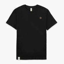 Laden Sie das Bild in den Galerie-Viewer, Chocolate Orange Embroidered T-Shirt (Unisex)-Embroidered Clothing, Embroidered T-Shirt, N03-Existential Thread
