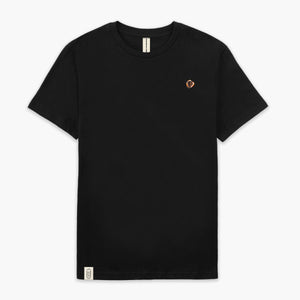 Chocolate Orange Embroidered T-Shirt (Unisex)-Embroidered Clothing, Embroidered T-Shirt, N03-Existential Thread