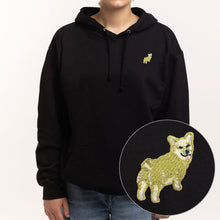 Cargar imagen en el visor de la galería, Corgi Hoodie (Unisex)-Embroidered Clothing, Embroidered Hoodie, JH001-Existential Thread