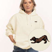 Load image into Gallery viewer, Dachshund Embroidered Hoodie (Unisex)-Embroidered Clothing, Embroidered Hoodie, JH001-Existential Thread