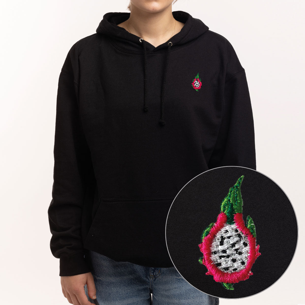 Dragon Fruit Embroidered Hoodie (Unisex) product