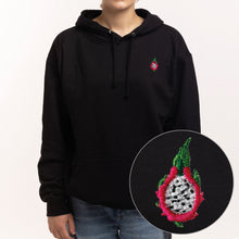 Cargar imagen en el visor de la galería, Dragon Fruit Embroidered Hoodie (Unisex)-Embroidered Clothing, Embroidered Hoodie, JH001-Existential Thread