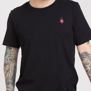 Dragon Fruit Embroidered T-Shirt (Unisex)-Embroidered Clothing, Embroidered T-Shirt, N03-Existential Thread