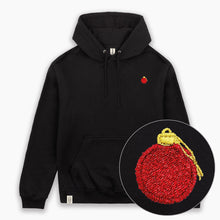 Load image into Gallery viewer, Glittery Bauble Embroidered Christmas Hoodie (Unisex)-Embroidered Clothing, Embroidered Hoodie, JH001-Existential Thread