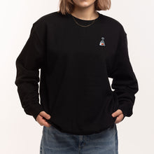 Cargar imagen en el visor de la galería, Goldfish In A Bag Embroidered Sweatshirt (Unisex)-Embroidered Clothing, Embroidered Sweatshirt, JH030-Existential Thread