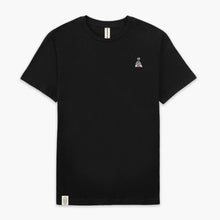 Cargar imagen en el visor de la galería, Goldfish In A Bag Embroidered T-Shirt (Unisex)-Embroidered Clothing, Embroidered T-Shirt, N03-Existential Thread