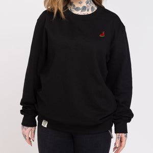 Grunge Boot Embroidered Sweatshirt (Unisex)-Embroidered Clothing, Embroidered Sweatshirt, JH030-Existential Thread