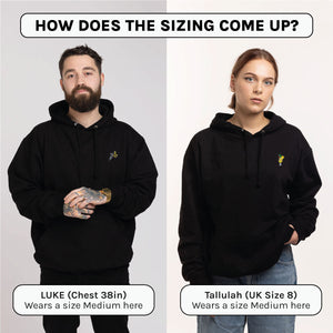 High-Top Sneaker Embroidered Hoodie (Unisex)-Embroidered Clothing, Embroidered Hoodie, JH001-Existential Thread