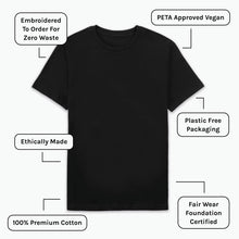 Load image into Gallery viewer, High-Top Sneaker Embroidered T-Shirt (Unisex)-Embroidered Clothing, Embroidered T-Shirt, N03-Existential Thread