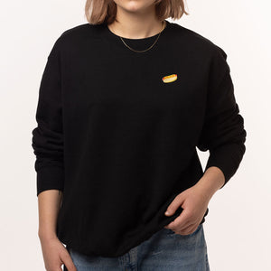 Hot Dog Sweatshirt (Unisex)-Embroidered Clothing, Embroidered Sweatshirt, JH030-Existential Thread