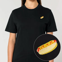 Cargar imagen en el visor de la galería, Hot Dog T-Shirt (Unisex)-Embroidered Clothing, Embroidered T-Shirt, EP01-Existential Thread