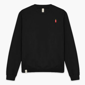 Hot Sauce Embroidered Sweatshirt (Unisex)-Embroidered Clothing, Embroidered Sweatshirt, JH030-Existential Thread