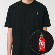 Cargar imagen en el visor de la galería, Hot Sauce T-Shirt (Unisex)-Embroidered Clothing, Embroidered T-Shirt, EP01-Existential Thread