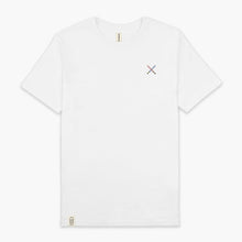 Laden Sie das Bild in den Galerie-Viewer, Intergalactic Swords T-Shirt (Unisex)-Embroidered Clothing, Embroidered T-Shirt, EP01-Existential Thread