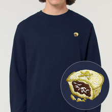 Cargar imagen en el visor de la galería, Mince Pie Embroidered Christmas Sweatshirt (Unisex)-Embroidered Clothing, Embroidered Sweatshirt, JH030-Existential Thread