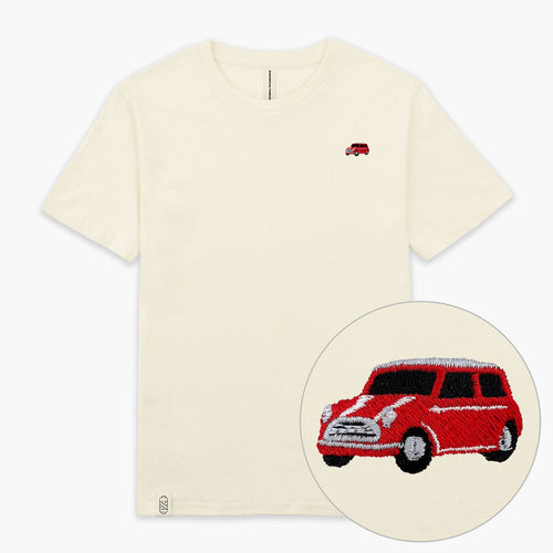 Miniature British Car T-Shirt (Unisex)-Embroidered Clothing, Embroidered T-Shirt, EP01-Existential Thread