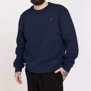 Motorbike Embroidered Sweatshirt (Unisex)-Embroidered Clothing, Embroidered Sweatshirt, JH030-Existential Thread