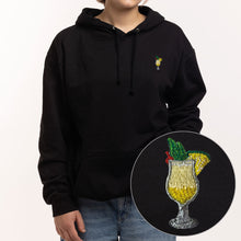 Cargar imagen en el visor de la galería, Piña Colada Embroidered Hoodie (Unisex)-Embroidered Clothing, Embroidered Hoodie, JH001-Existential Thread