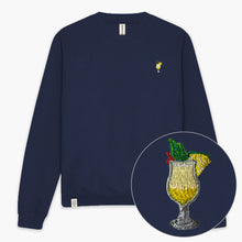 Load image into Gallery viewer, Piña Colada Embroidered Sweatshirt (Unisex)-Embroidered Clothing, Embroidered Sweatshirt, JH030-Existential Thread