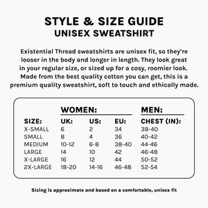 Pug Sweatshirt (Unisex)-Embroidered Clothing, Embroidered Sweatshirt, JH030-Existential Thread