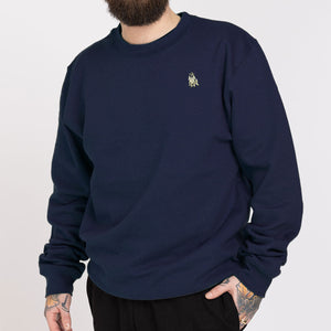 Pug Sweatshirt (Unisex)-Embroidered Clothing, Embroidered Sweatshirt, JH030-Existential Thread