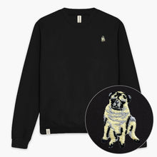 Cargar imagen en el visor de la galería, Pug Sweatshirt (Unisex)-Embroidered Clothing, Embroidered Sweatshirt, JH030-Existential Thread