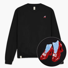 Cargar imagen en el visor de la galería, Ruby Slippers Sweatshirt (Unisex)-Embroidered Clothing, Embroidered Sweatshirt, JH030-Existential Thread