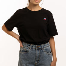 Laden Sie das Bild in den Galerie-Viewer, Ruby Slippers T-Shirt (Unisex)-Embroidered Clothing, Embroidered T-Shirt, EP01-Existential Thread