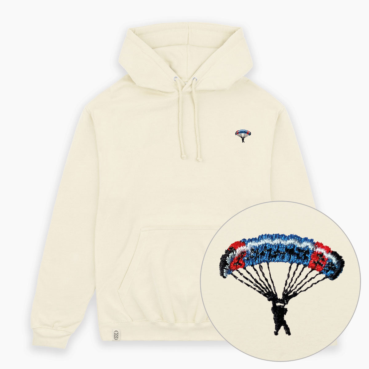 Skydiver Embroidered Hoodie (Unisex)