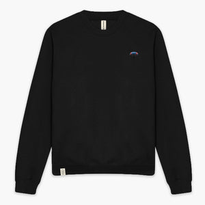 Skydiver Embroidered Sweatshirt (Unisex)-Embroidered Clothing, Embroidered Sweatshirt, JH030-Existential Thread