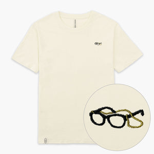 Spectacles T-Shirt (Unisex)-Embroidered Clothing, Embroidered T-Shirt, EP01-Existential Thread